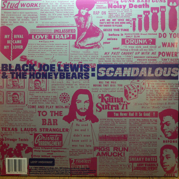 Black Joe Lewis & The Honeybears : Scandalous (LP, Album, Cle + LP + CD, Album + Ltd)