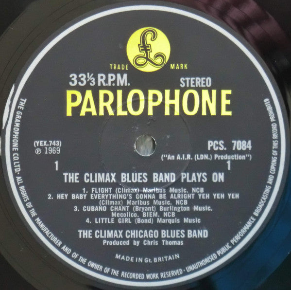 The Climax Blues Band* : Plays On (LP, Album)