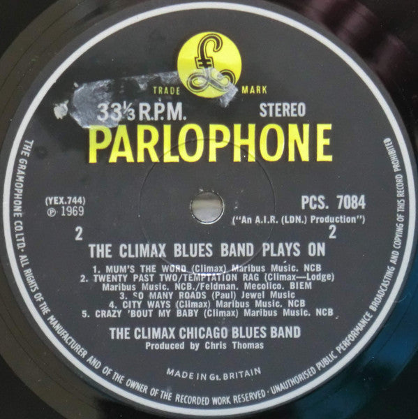 The Climax Blues Band* : Plays On (LP, Album)
