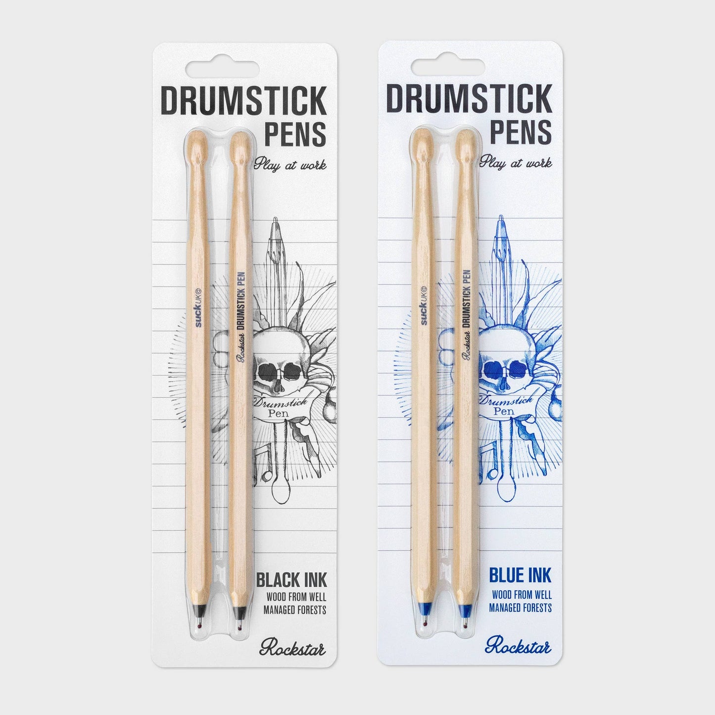 Drumstick Pens: Blue