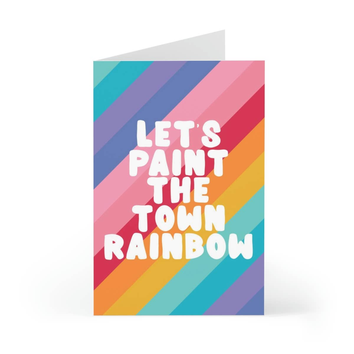 Gay Pride Greeting Cards LGBTQ Queer Rainbow Gifts for Her