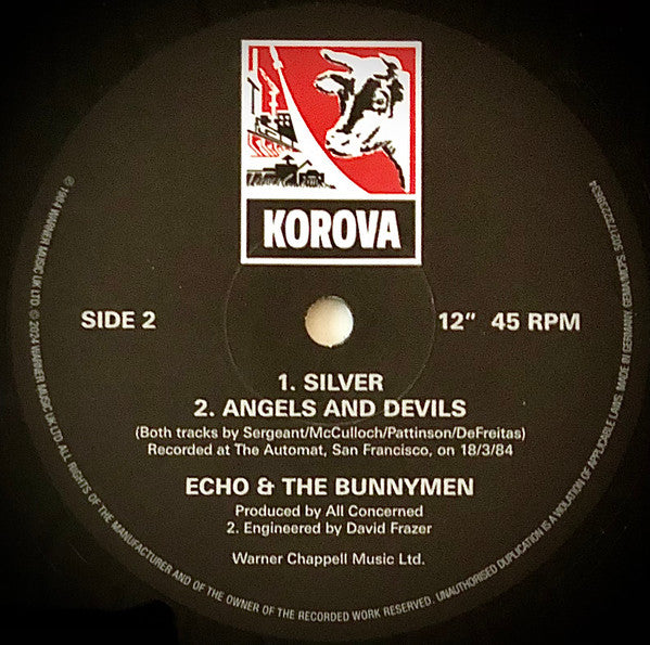 Echo & The Bunnymen : Silver (Tidal Wave) (12", RSD, Single, Ltd, RE, 40t)