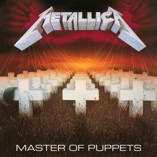 the album cover for Metallica - Master Of Puppets (remastered)