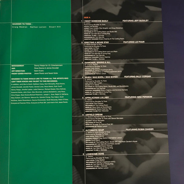 Shudder To Think : Music From The Motion Picture First Love, Last Rites (LP, Album, RSD, Ltd, RE)