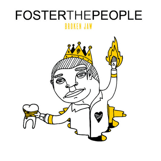 Foster The People : Broken Jaw (7", RSD, Single, Ltd, Gol)