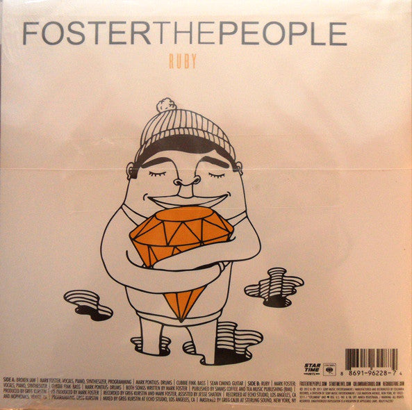 Foster The People : Broken Jaw (7", RSD, Single, Ltd, Gol)