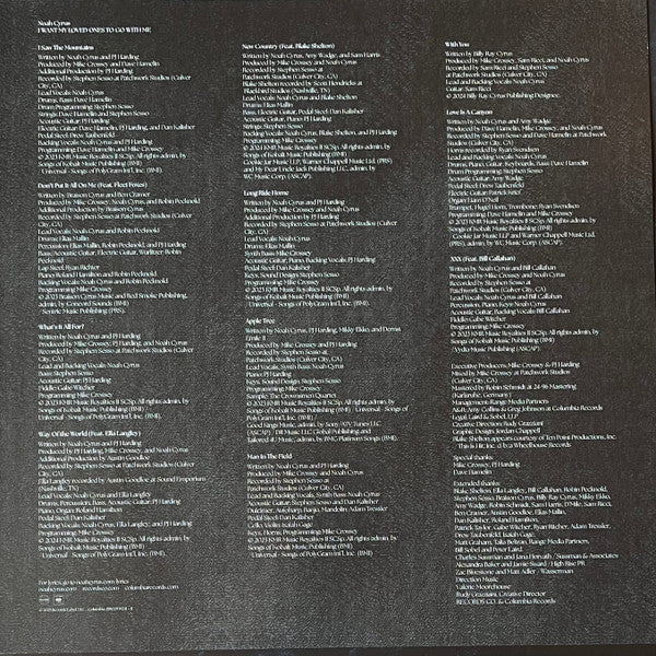 Noah Cyrus : I Want My Loved Ones To Go With Me (LP, Album, Ltd, Whi)