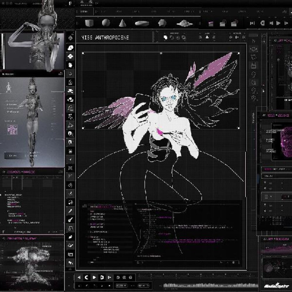 the album cover for Grimes - Miss Anthropocene [LP]