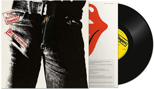 the album cover for The Rolling Stones - Sticky Fingers: Remastered [LP]