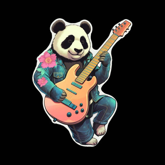 Panda Guitar Sticker: 2