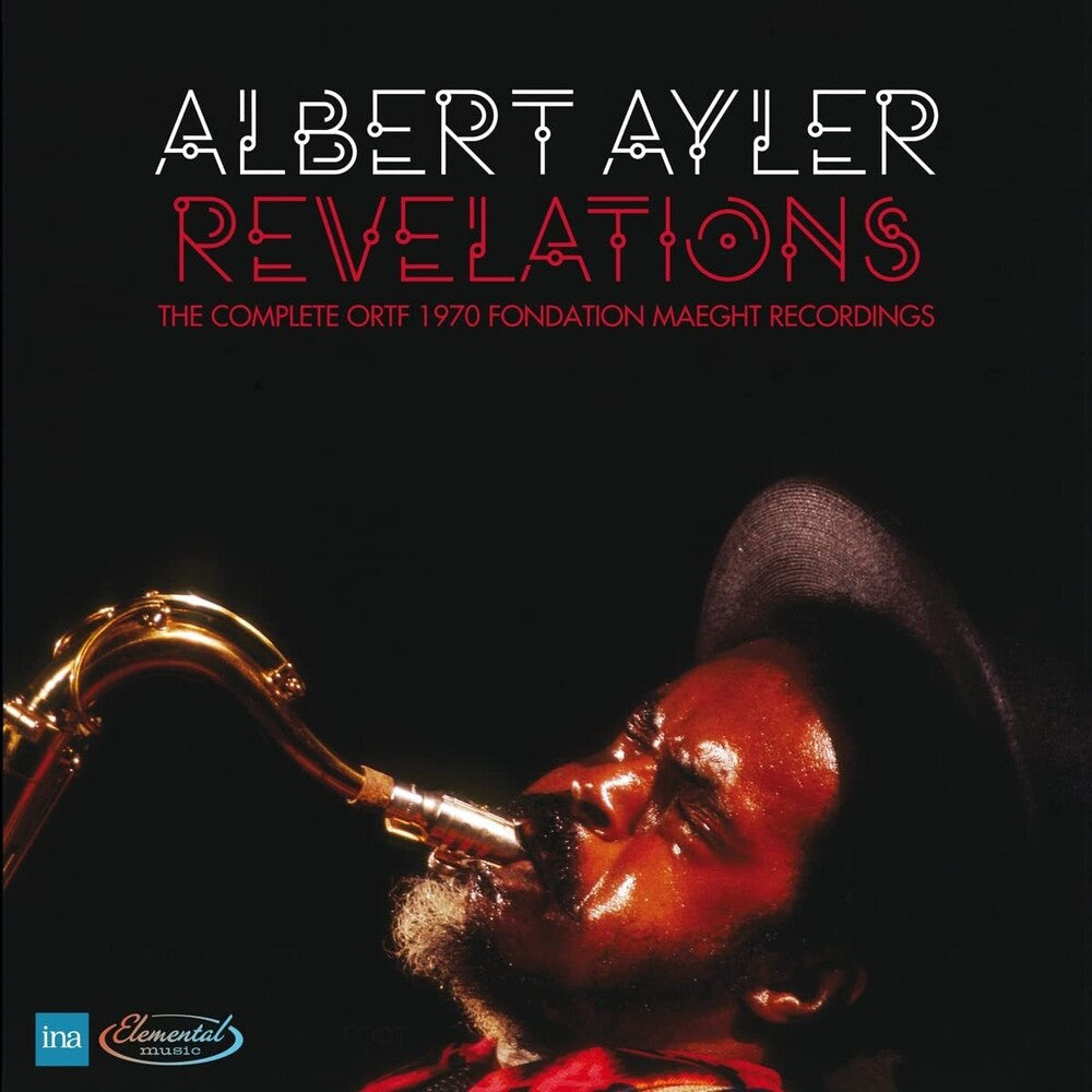 the album cover for Albert Ayler - The Complete ORTF 1970 Fondation Maeght Recordings [4 CD]