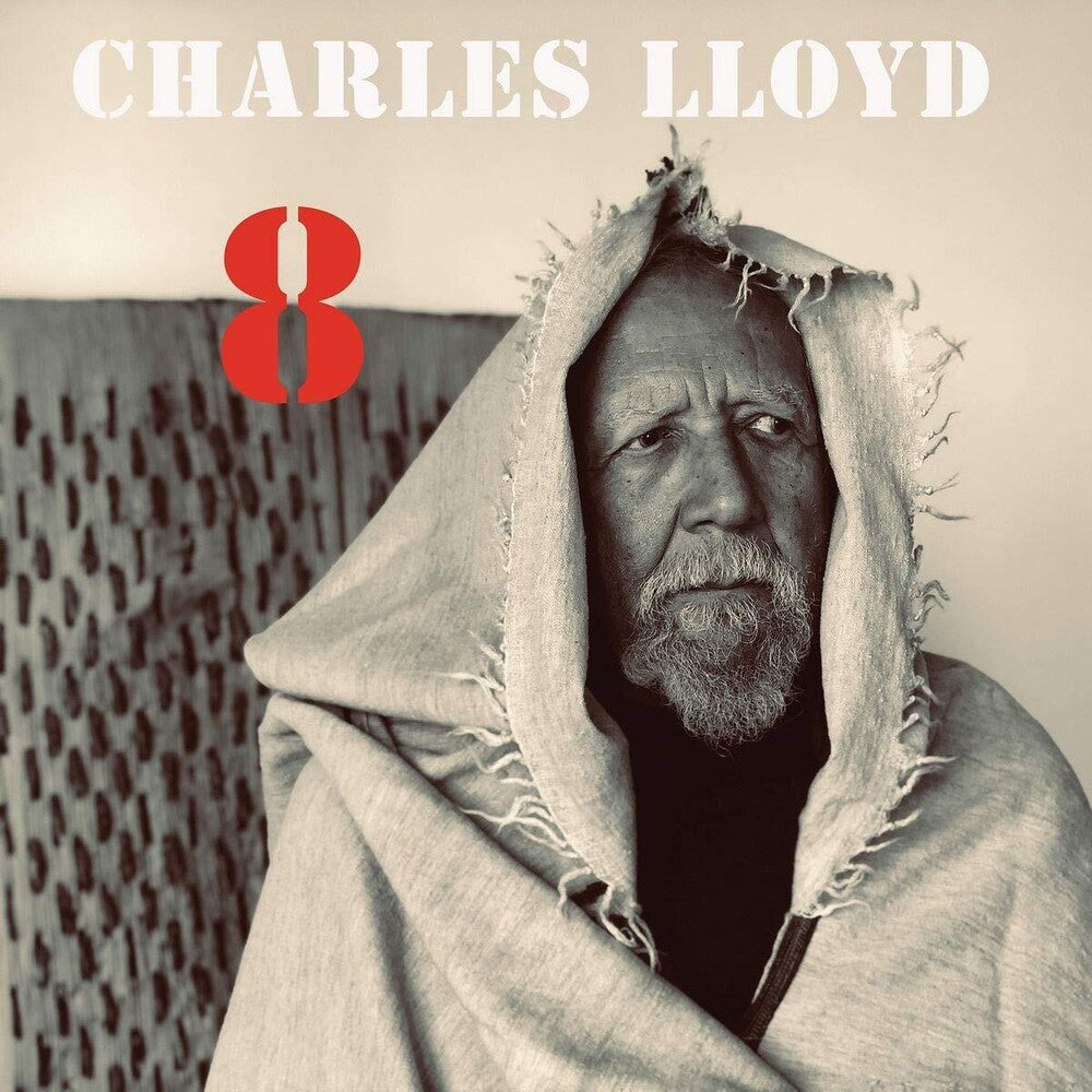 the album cover for Charles Lloyd - 8: Kindred Spirits (Live From The Lobero) [2 LP]