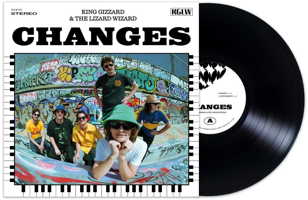 the album cover for King Gizzard & The Lizard Wizard - Changes [Limited Edition Recycled Black Wax LP]