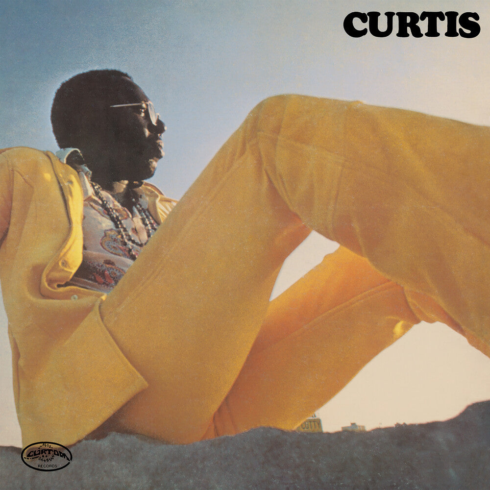 the album cover for Curtis Mayfield - Curtis [SYEOR 23 Exclusive Light Blue LP]