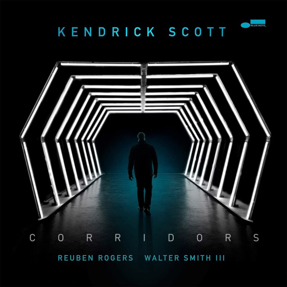 the album cover for Kendrick Scott / Reuben Rogers / Walter Smith III - Corridors [LP]