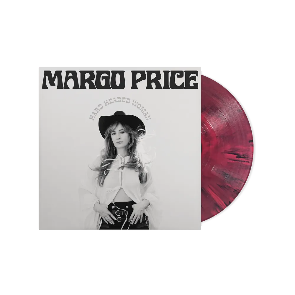 the album cover for Margo Price - Hard Headed Woman [Indie Exclusive Red Velvet LP]