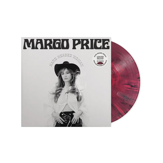 the album cover for Margo Price - Hard Headed Woman [Indie Exclusive Autographed Red Velvet LP]