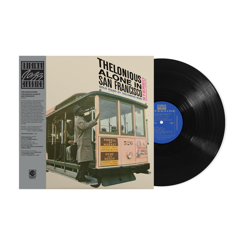 the album cover for Thelonious Monk - Thelonious Alone in San Francisco (Original Jazz Classics Series) [180 Gram]