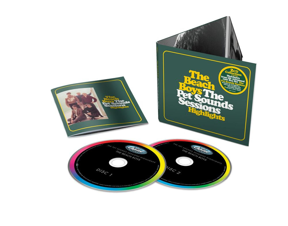 the album cover for The Beach Boys - The Pet Sounds Sessions Highlights - 60th Anniversary
