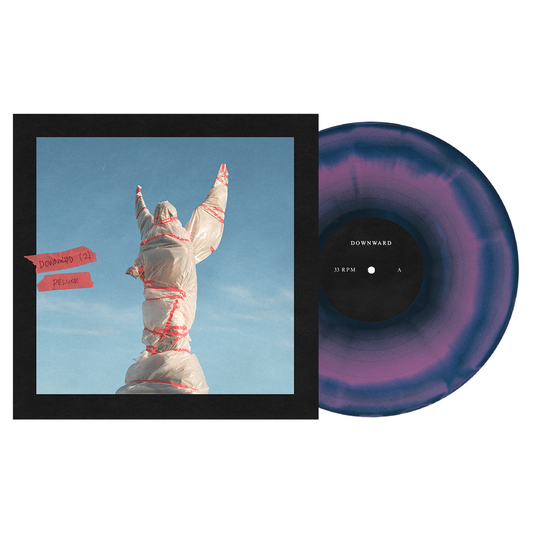 the album cover for Downward - Downward (2) Deluxe [Purple & Aqua Blue]