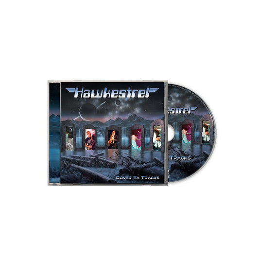 the album cover for Hawkestrel - Cover Ya Tracks