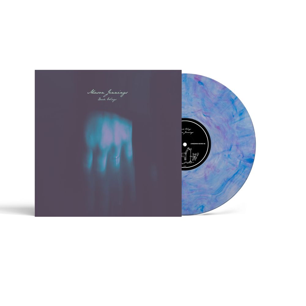 the album cover for Mason Jennings - Dark Wings [Hot Pink-Blue Jay]