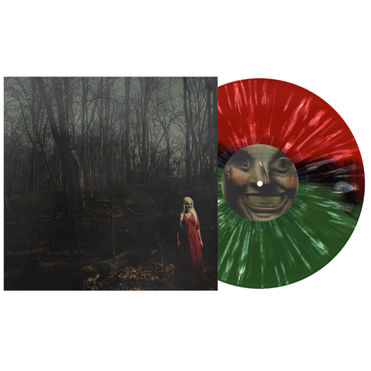 the album cover for 156/Silence - From A Distance [Indie Exclusive Blood Red / Evergreen w/ White Splatter]