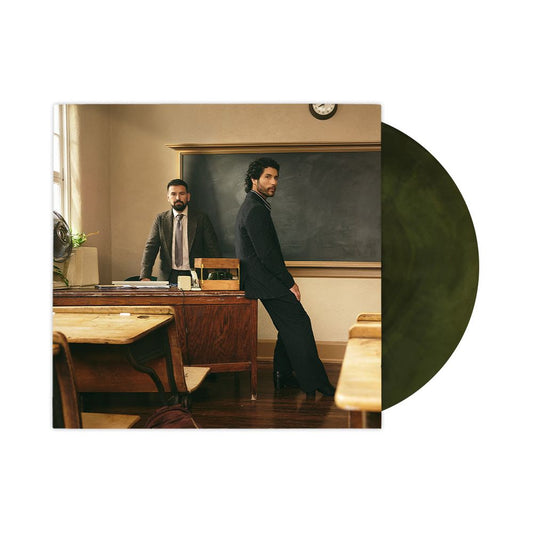 the album cover for Dan + Shay - Young [Chalkboard Green]