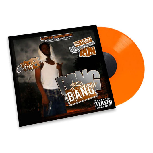 the album cover for Chief Keef - Bang [Indie Exclusive Orange]