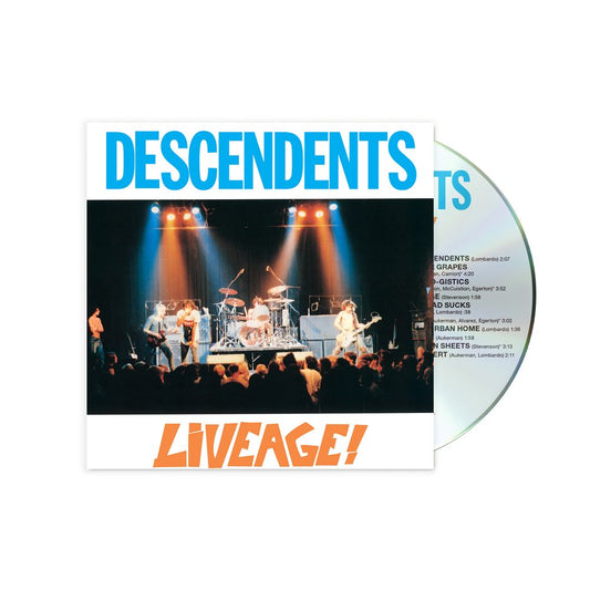 the album cover for Descendents - Liveage! - 2026 