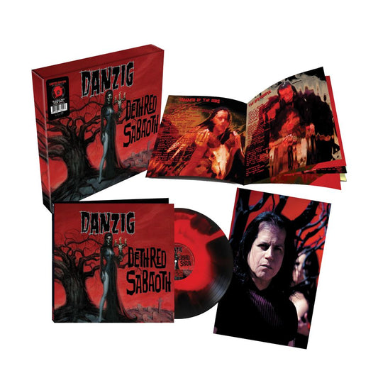 the album cover for Danzig - Deth Red Sabaoth [Black/Red/Yellow Haze/Splatter Vinyl]