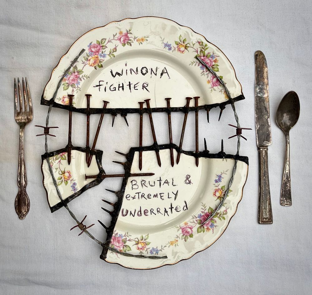 the album cover for Winona Fighter - BRUTAL & EXTREMELY UNDERRATED