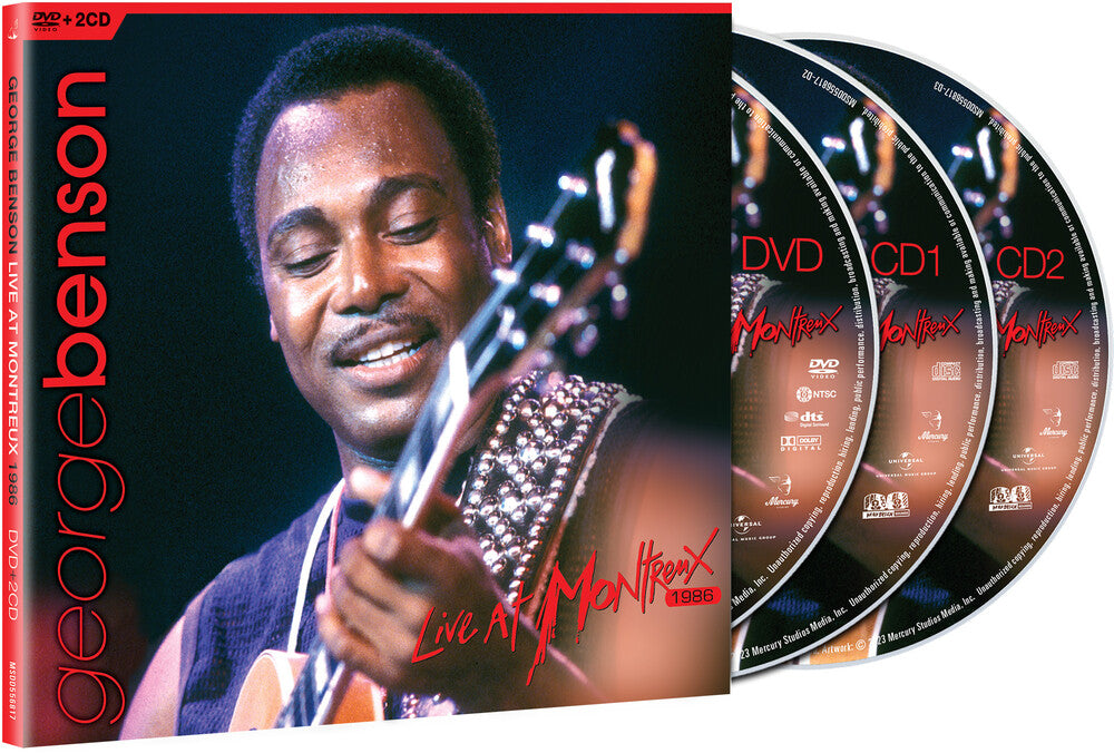 the album cover for George Benson - Live At Montreux 1986 [2CD/DVD]