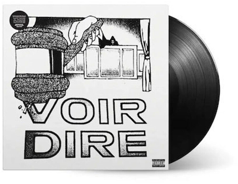 the album cover for Earl Sweatshirt &amp; The Alchemist - VOIR DIRE [LP]