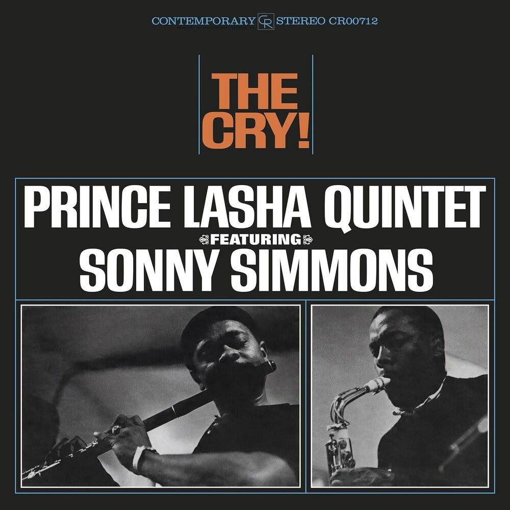 the album cover for Prince Lasha Quintet - The Cry! [Contemporary Records Acoustic Sounds Series LP]