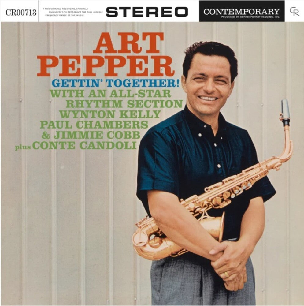 the album cover for Art Pepper Quintet - Gettin' Together [Contemporary Records Acoustic Sounds Series LP]
