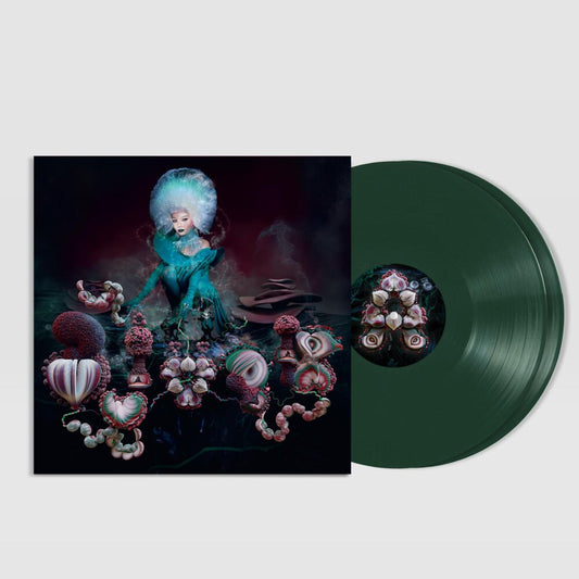 the album cover for Björk - Fossora [Colored Vinyl] (Grn) [Indie Exclusive]