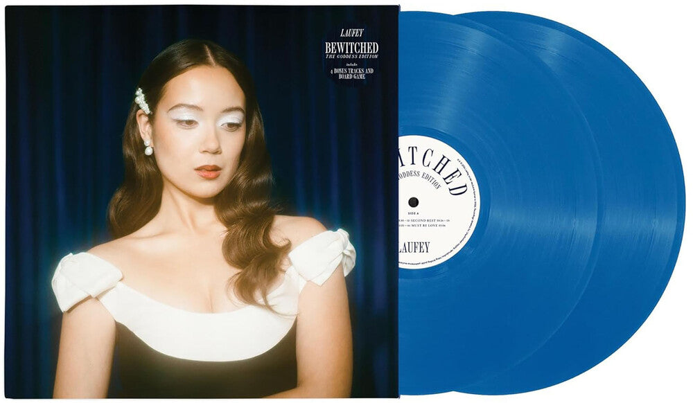 the album cover for Laufey - Bewitched: The Goddess Edition [Navy 2LP]