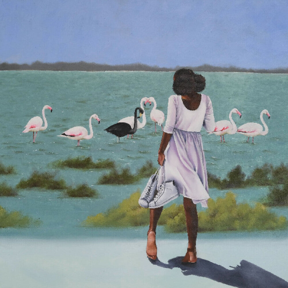 the album cover for Sunny War - Armageddon In A Summer Dress [Indie Exclusive Autographed Pink LP]