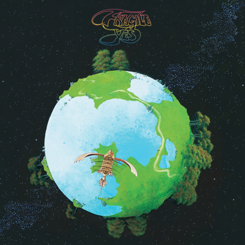 the album cover for Yes - Fragile (Steven Wilson Remix) [Colored Vinyl] (Grn) (Bme)