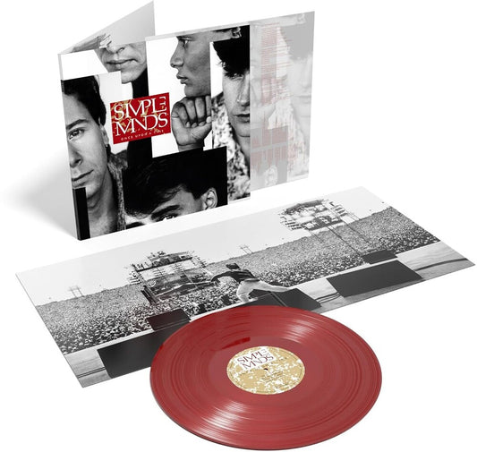 the album cover for Simple Minds - Once Upon A Time [Red LP]