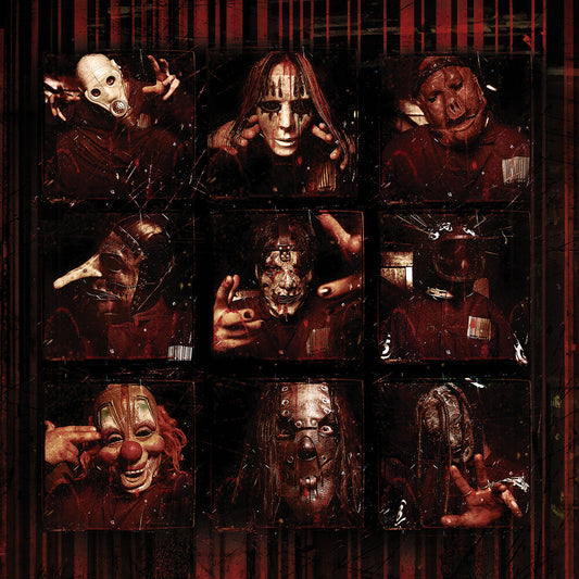 the album cover for Slipknot - Slipknot (25th Anniversary Edition) -  [Indie Exclusive 140g 2LP jade vinyl]