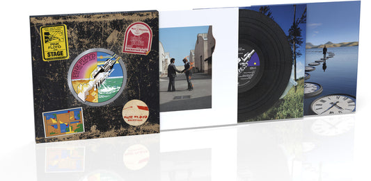 the album cover for Pink Floyd - Wish You Were Here (50th Anniversary) [3LP]