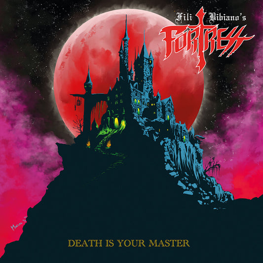 the album cover for Fili Bibiano's Fortress - Death Is Your Master (Reissue) [Purple]