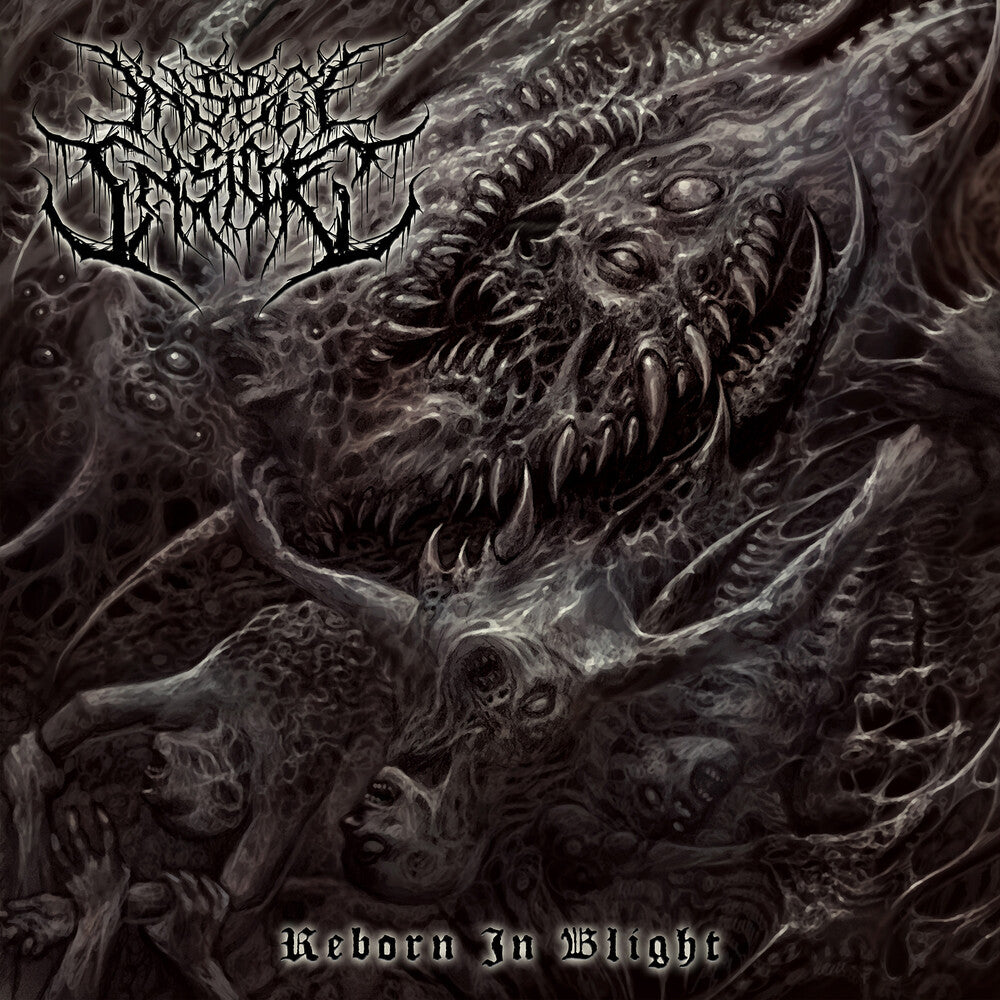 the album cover for Insect Inside - Reborn In Blight