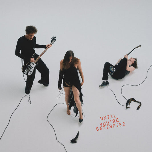 the album cover for Yonaka - Until You're Satisfied [Indie Exclusive Alternate Artwork Oxblood]