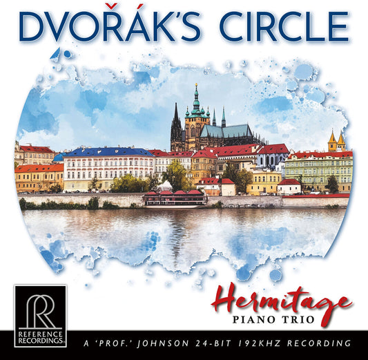 the album cover for Hermitage Piano Trio - Dvorak's Circle