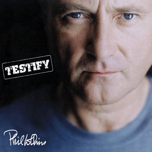 the album cover for Phil Collins - Testify (Uk)