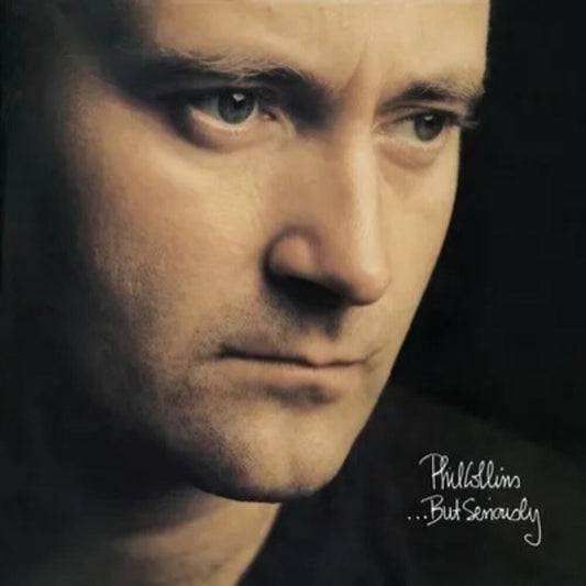 the album cover for Phil Collins - But Seriously (Uk)