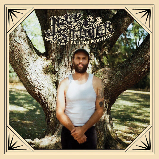 the album cover for Jack Studer - Falling Forward - Eco Mix Vinyl